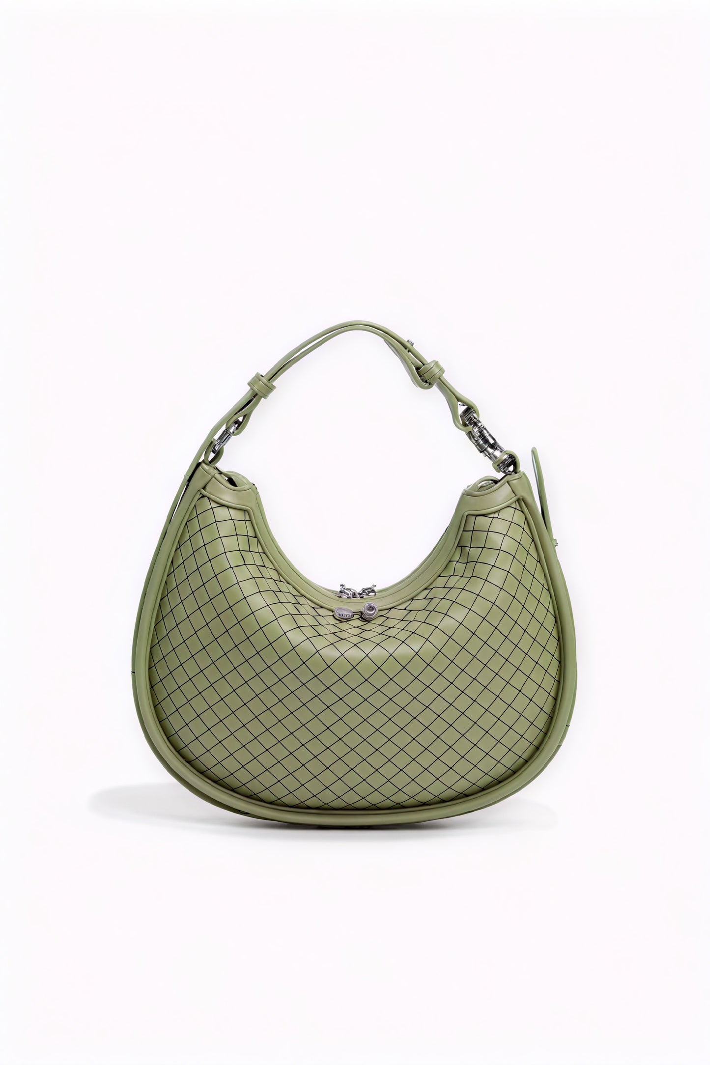 Bolso Media Luna Tejido – Elegancia Artesanal