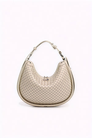 Bolso Media Luna Tejido – Elegancia Artesanal