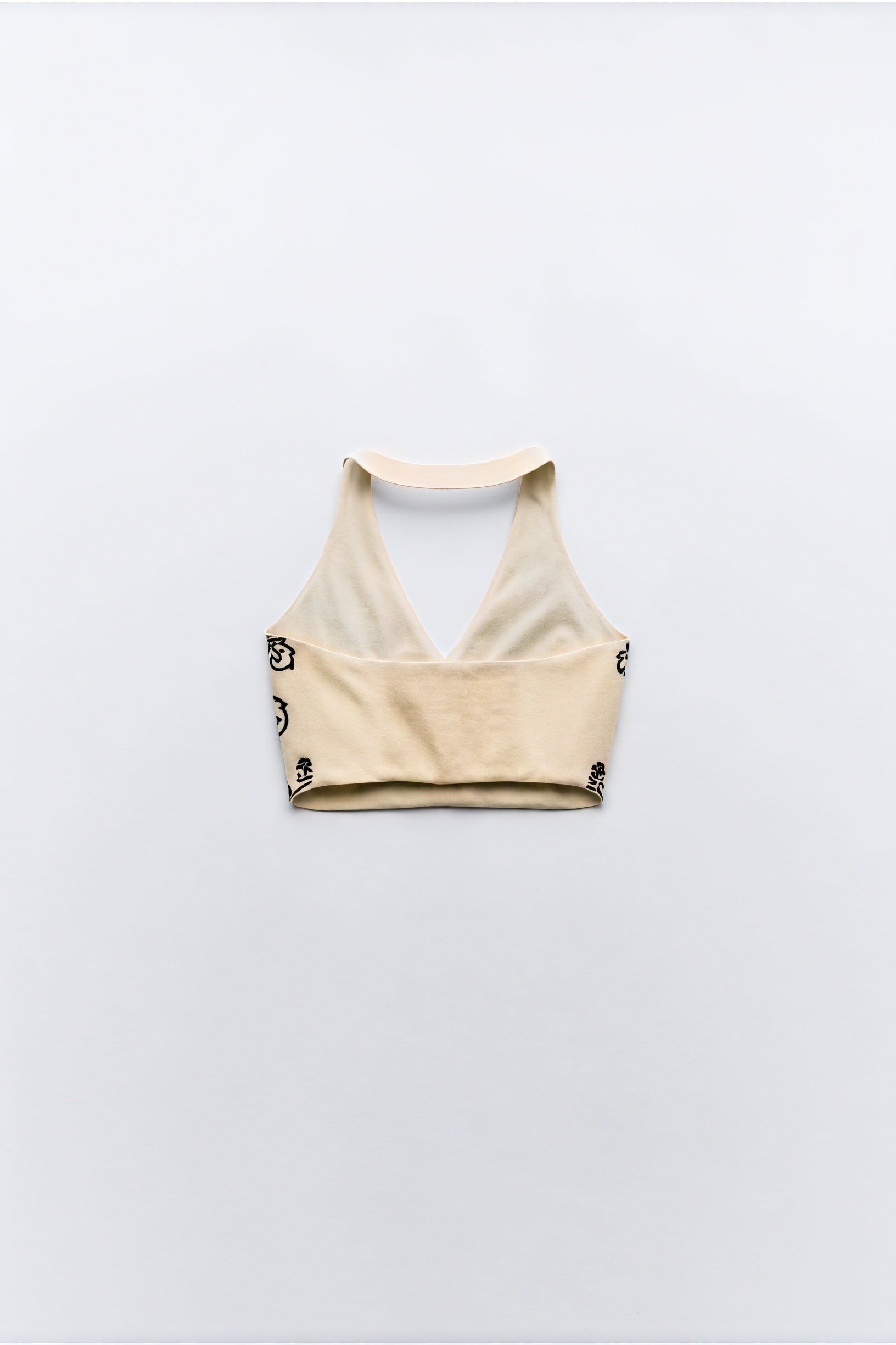 Top Halter Bordado Floral - Estilo Bohemio