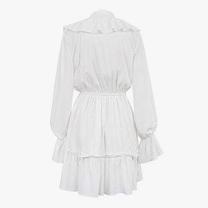 Vestido Mini Romántico con Volantes