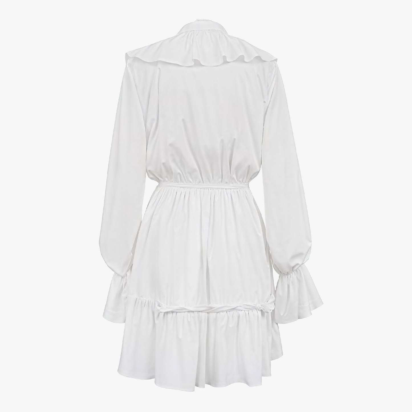 Vestido Mini Romántico con Volantes