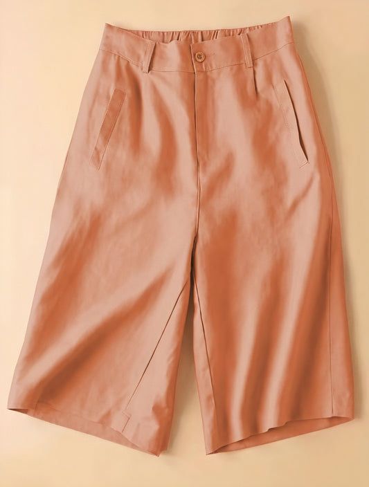Culottes de Tiro Alto y Pierna Ancha