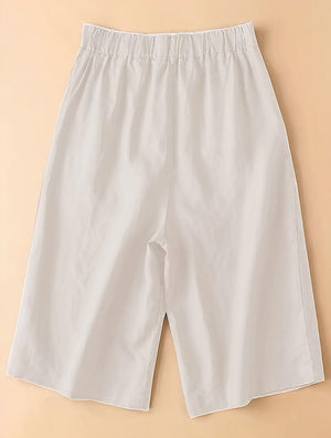 Culottes de Tiro Alto y Pierna Ancha