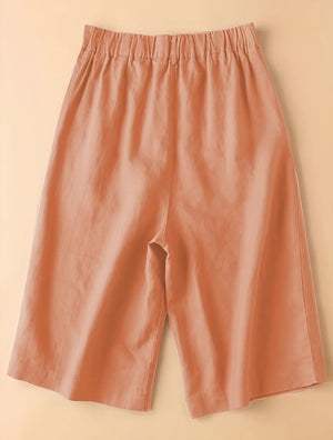 Culottes de Tiro Alto y Pierna Ancha