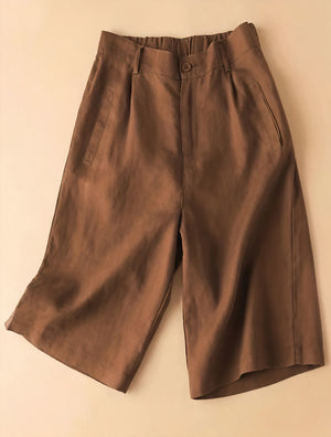 Culottes de Tiro Alto y Pierna Ancha