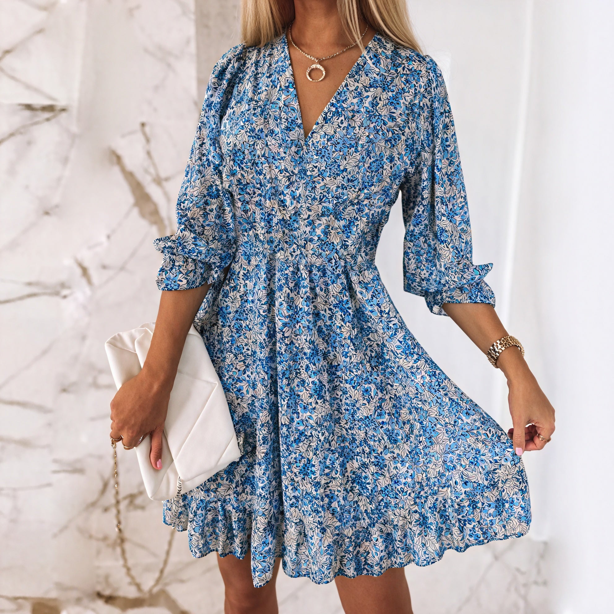 Vestido Floral Chic con Vuelo