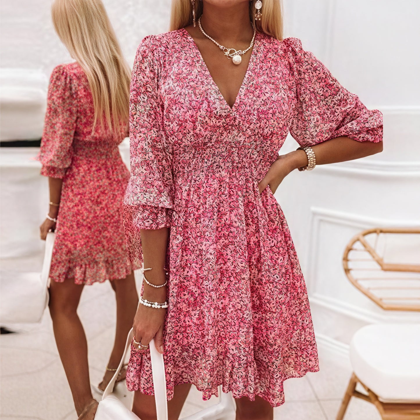 Vestido Floral Chic con Vuelo