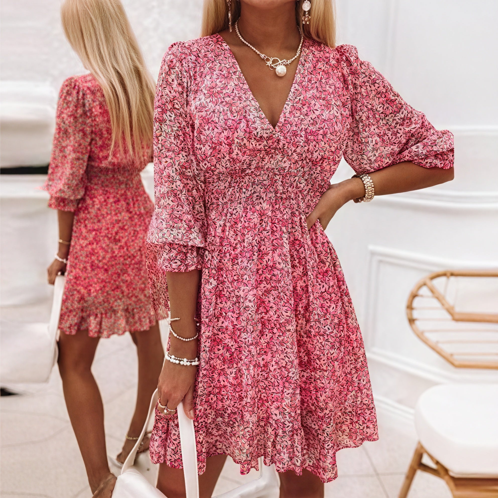 Vestido Floral Chic con Vuelo