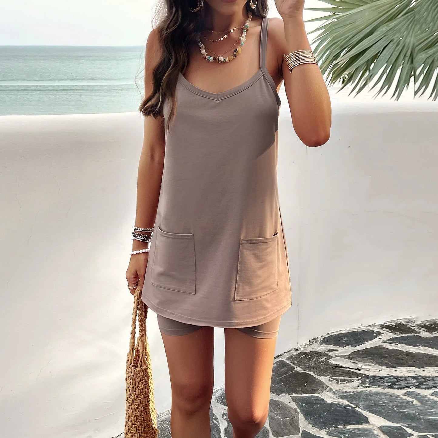 Conjunto Relajado: Top y Shorts a Juego