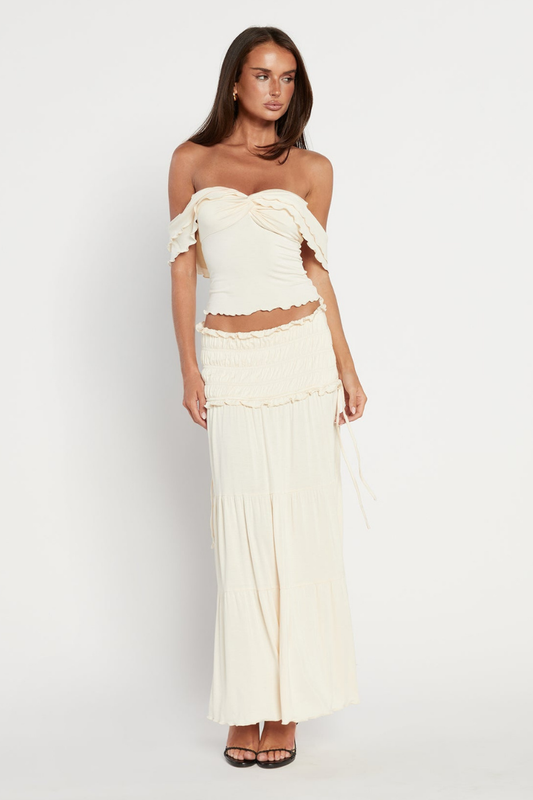 Conjunto Bohemio Top y Falda Maxi