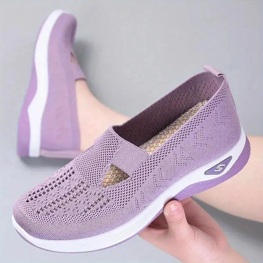 Zapatillas Slip-On Tejidas Transpirables