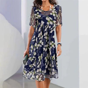 Vestido Floral Flare para Eventos