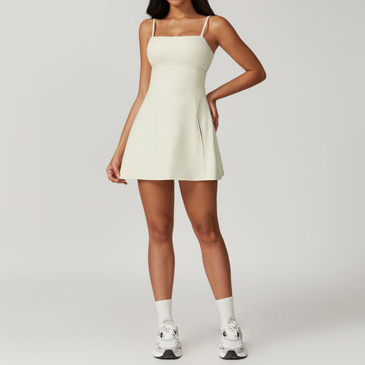 Vestido Deportivo Chic con Abertura Lateral