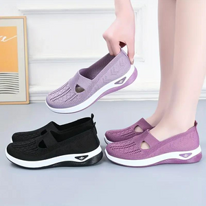 Zapatillas Slip-On Tejidas Transpirables