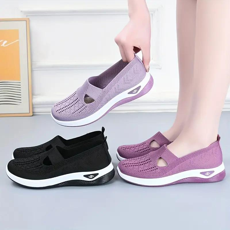 Zapatillas Slip-On Tejidas Transpirables