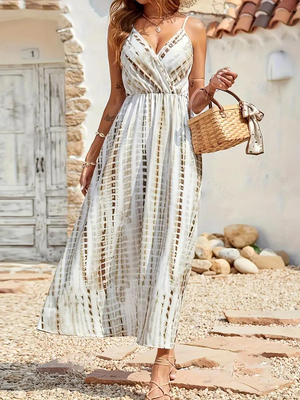 Vestido Maxi Fluido con Abertura