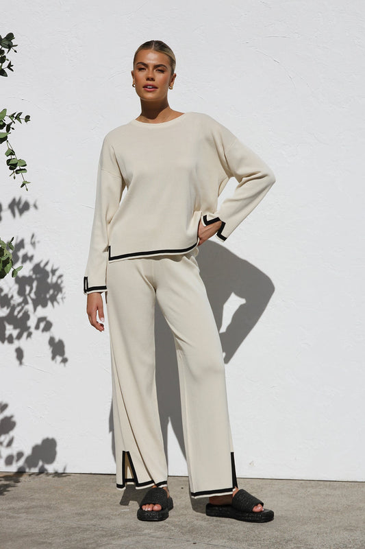 Conjunto Knitwear Moderno y Cómodo