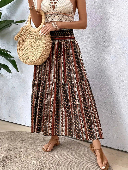 Falda Fluida Estampada