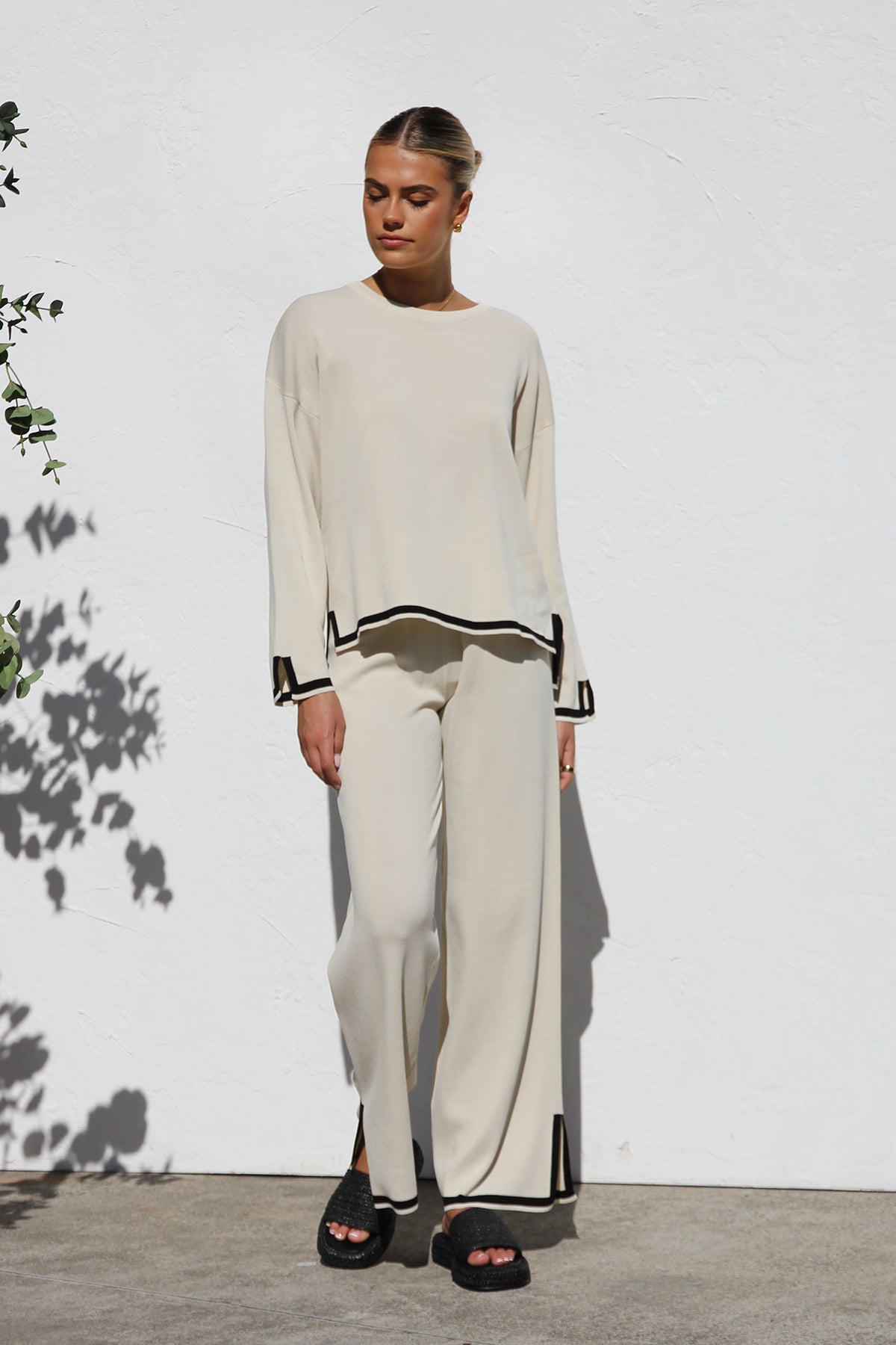 Conjunto Knitwear Moderno y Cómodo