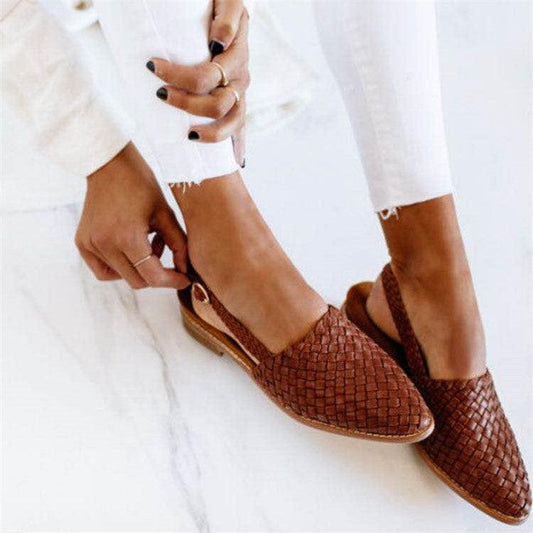 Zapatos de Esmalte Woven Chic